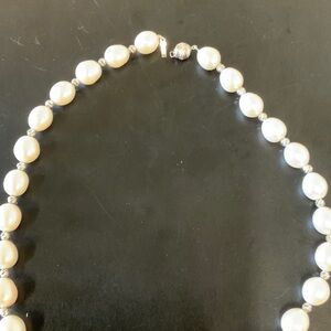 Classic White Pearl Necklace